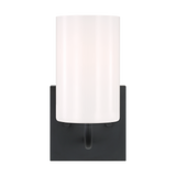 Rhett Small Vanity Light Midnight Black By Generation Lighting