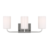 Rhett Vanity Light Brushed Steel Large By Generation Lighting