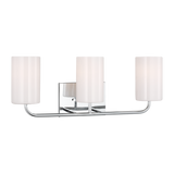 Rhett Vanity Light Chrome Large By Generation Lighting - Side View