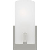 Rhode Vanity Light — 4 7/8", Etched, Chrome