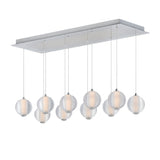 Rhythm 10-Light LED Pendant by ET2 - Polished Chrome