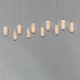 Rhythm 10-Light LED Pendant by ET2 - Polished Chrome