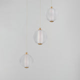 Rhythm 3 Light Pendant Gold By ET2 Detailed View