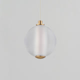 Rhythm LED Pendant Gold By ET2 Front View