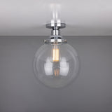 Riad Globe Ceiling Light - Polished Chrome