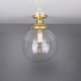 Riad Globe Ceiling Light - Satin Brass