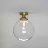Riad Globe Ceiling Light Satin_Brass