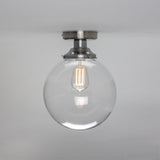 Riad Globe Ceiling Light Satin_Chrome
