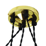 Riad Globe Cluster - Polished Brass