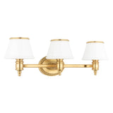 Richmond Bath and Vanity Light - 3-Light - Flemish Brass by Hudson Valley