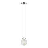 Ridge Pendant 6 Inch Chrome