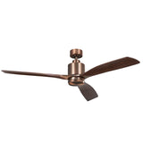 Ridley Ceiling Fan Oil Brushed Bronze By Kichler - Front View