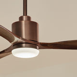 Ridley Ceiling Fan Oil Brushed Bronze By Kichler - Lifestyle View1