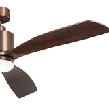 Ridley Ceiling Fan Oil Brushed Bronze By Kichler - Side View