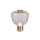 Riflesso LT 3 Table Light by Vistosi, Finis: Matt Gold, Color: Amethyst Transparent, ,| Casa Di Luce Lighting