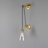 Rigale Pulley Wall Light Satin_Brass