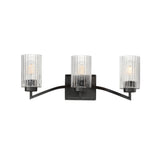 Rigata Bath Vanity Light Black by Maxim Lighting