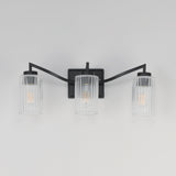 Rigata Bath Vanity Light Black by Maxim Lighting