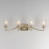 Rigata Bath Vanity Light Satin Champagne by Maxim Lighting