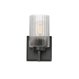 Rigata Wall Sconce Vanity Light Black by Maxim Lighting