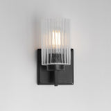 Rigata Wall Sconce Vanity Light Black by Maxim Lighting