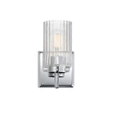 Rigata Wall Sconce Vanity Light Polished Nickel by Maxim Lighting