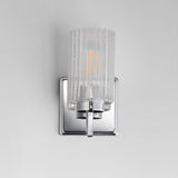 Rigata Wall Sconce Vanity Light Polished Nickel by Maxim Lighting