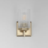 Rigata Wall Sconce Vanity Light Satin Champagne by Maxim Lighting