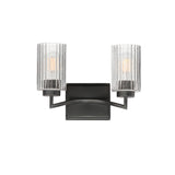 Rigata Wall Sconce Vanity Light Black by Maxim Lighting
