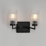 Rigata Wall Sconce Vanity Light Black by Maxim Lighting