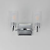 Rigata Wall Sconce Vanity Light Polished Nickel by Maxim Lighting