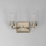 Rigata Wall Sconce Vanity Light Satin Champagne by Maxim Lighting