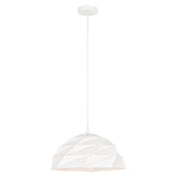 Riku Pendant Light Small White By Matteo-Front View