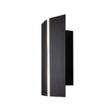 Rima Outdoor Wall Sconce by Cerno - Textured Black, side view
