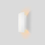 Rima Outdoor Wall Sconce by Cerno - Textured White, side view