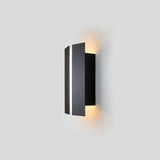 Rima Wall Sconce by Cerno - Textured Black, side view