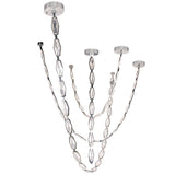 Rimini Chain Chandelier 140 Inch Polished Nickel By Lib Co Detailed View 4