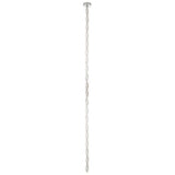 Rimini Chain Chandelier 185 Inch Polished Nickel By Lib Co Main View 1