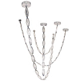 Rimini Chain Chandelier 67 Inch Polished Nickel By Lib Co Detailed View 1
