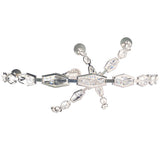 Rimini Chain Chandelier 67 Inch Polished Nickel By Lib Co Detailed View 2