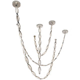 Rimini Chain Chandelier 67 Inch Polished Nickel By Lib Co Detailed View 3