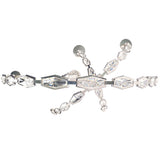 Rimini Chain Chandelier 95 Inch Polished Nickel By Lib Co Detailed View 4