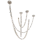 Rimini Chain Chandelier 95 Inch Polished Nickel By Lib Co Detailed View 5