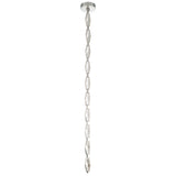 Rimini Chain Chandelier 95 Inch Polished Nickel By Lib Co Main View 1