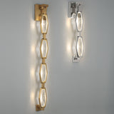 Rimini Chain Wall Sconce 21 Inch Polished Nickel By Lib And Co Lifestyle View4