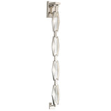 Rimini Chain Wall Sconce 39 Inch Polished Nickel By Lib And Co - Side View