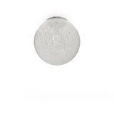 Rina Ceiling Light by Vistosi, Size: Medium, Color: White Murrina, Finis: Satin Nikel, ,| Casa Di Luce Lighting