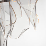 Rinkle 24-Light LED Chandelier by ET2 - Brushed Gunmetal