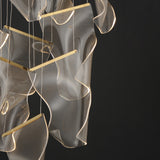Rinkle 24-Light LED Chandelier by ET2 - French Gold