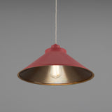 Rio Coloured Pendant Light - Antique Pink